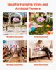 Wedding Flower Stand, 10PCS 60cm Column Flower Stand, Floral Stands with Acrylic Laminate, Hexagonal Cubic Floral Display Rack for Wedding, Party,