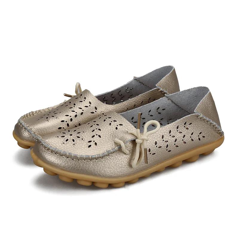 Flat Shoes for Women 2026 Summer Low Top Flat Bottom Comfortable Nursing Shoes Mother Shoe Size 35-44 Loafers Women's Ladies