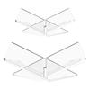 Acrylic Book Holder, Open Bookstand for Display Reading Cookbook, Magazine,