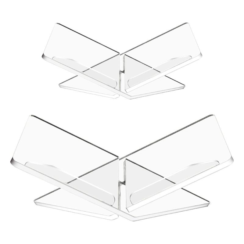 Acrylic Book Holder, Open Bookstand for Display Reading Cookbook, Magazine,
