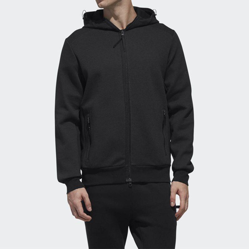 Adidas Jackets Men's Black Hooded Moderate Other DW4590