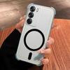 DIY Magnetic Ring Jelly Case for OPPO Reno12 Pro 5G Anti-Drop 4-Corner Airbag Protection
