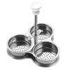3-Grid Stainless Steel Egg Poacher