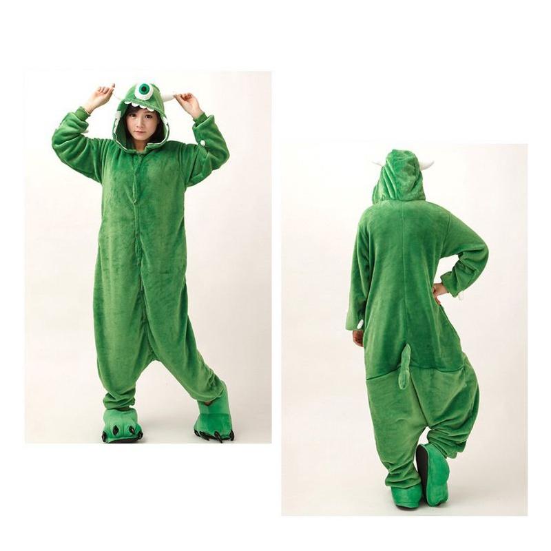 Soft And Cozy Monsters University Mike Wazowski And Sully Costume Pajamas For All Ages