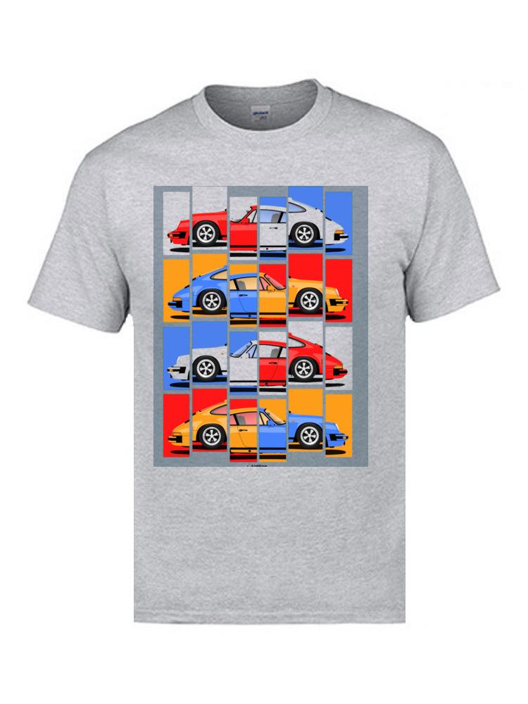 Japanese T-Shirts Car Styling Cool Men's T Shirt Plus Size Europe Tshirts Top Quality Brand Clothing Shirts Cotton Tee-Shirt
