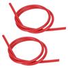 2 Pack Car Ignition Wire Silicone Material 8MM Diameter / 1m Total Length Increased