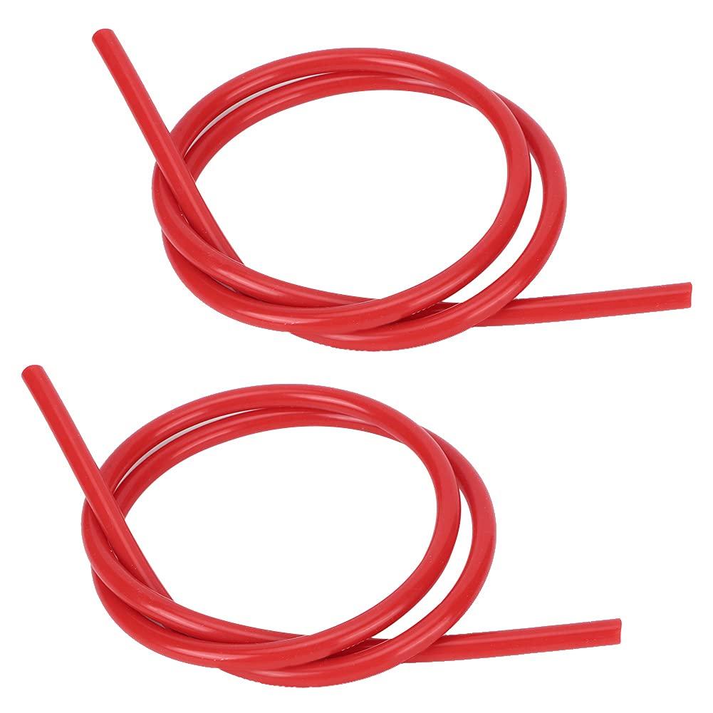 2 Pack Car Ignition Wire Silicone Material 8MM Diameter / 1m Total Length Increased