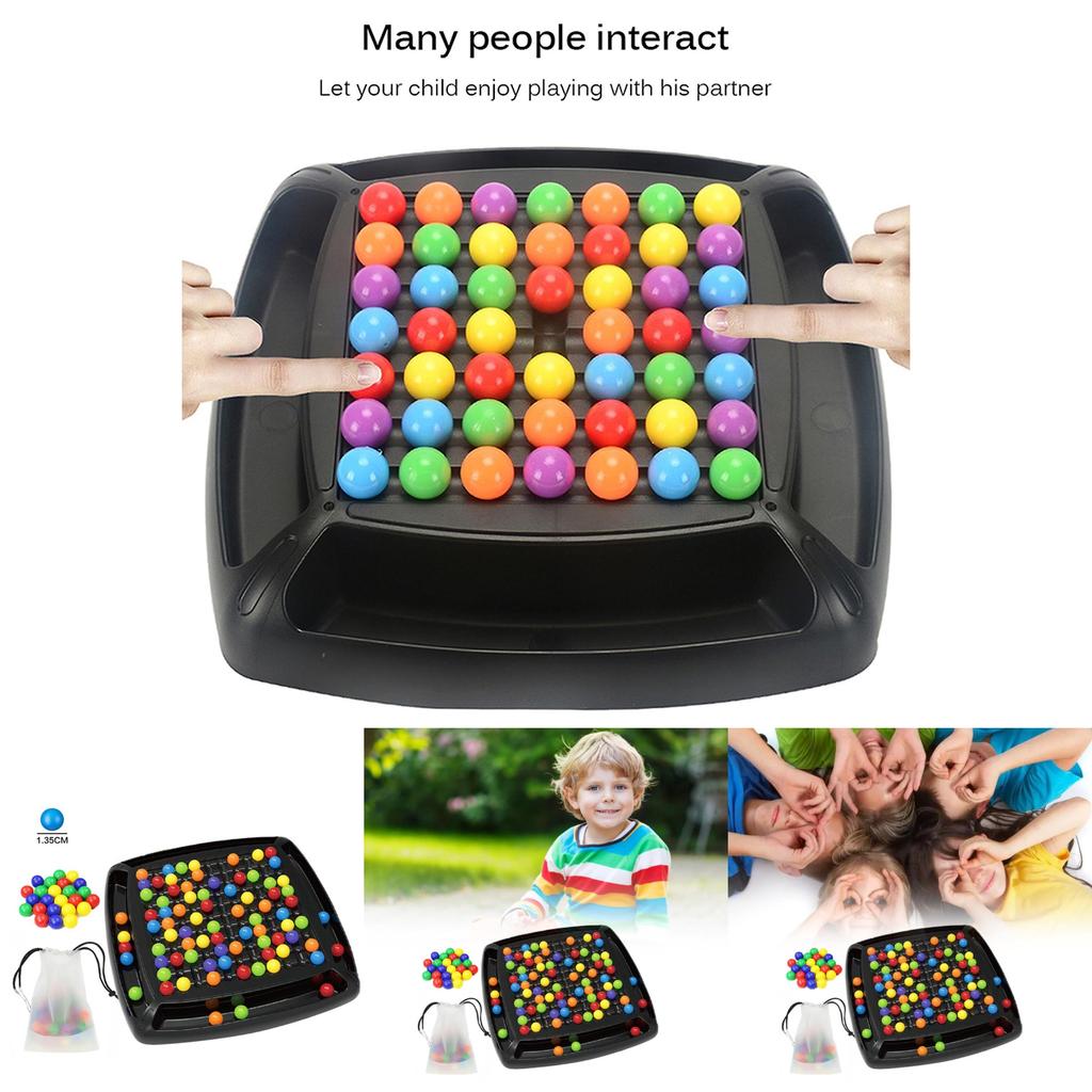 Colorful Rainbow Pop Game Interactive Family Fun Educational Toy For Kids