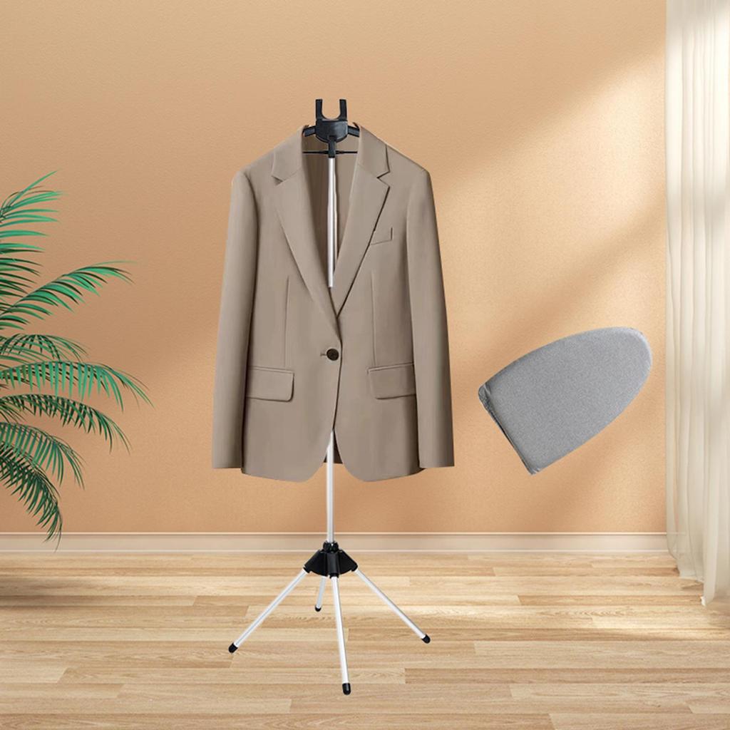 Adjustable Clothes Hanger Stand for Ironing Machines