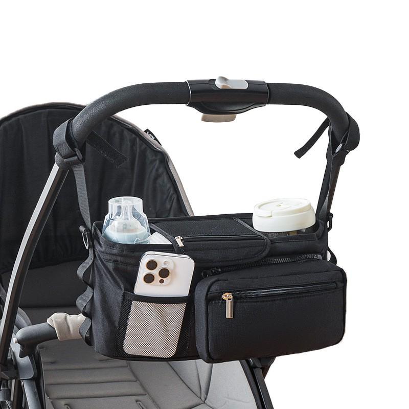 Universal Stroller Hanging Organizer: Versatile Baby Stroller Handbag and Mommy Crossbody Storage