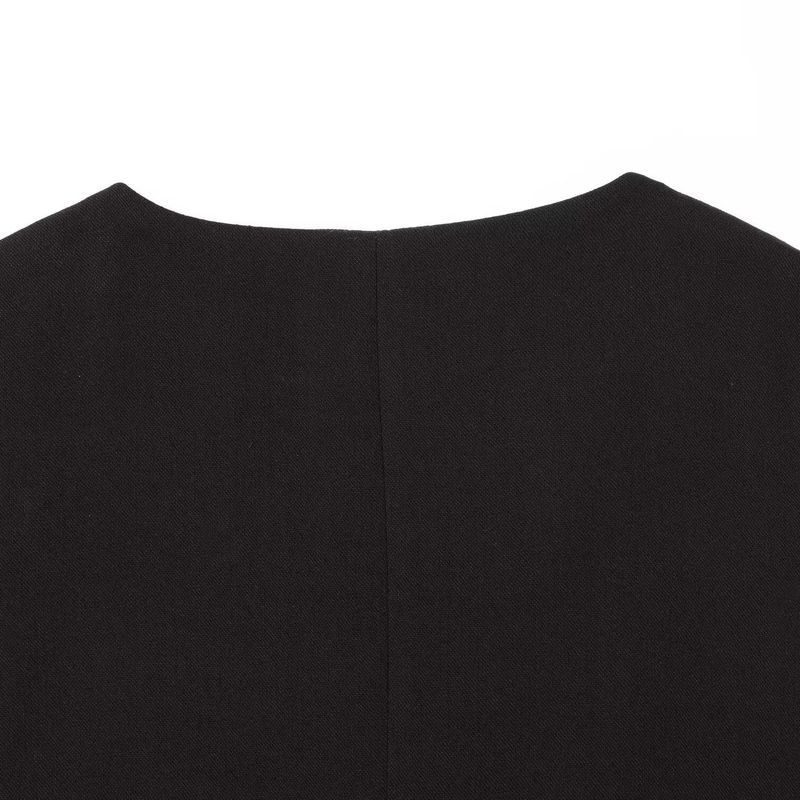 Kaslead New Women Clothes Western Style Fashion Gold Button Vest Trousers 8582851 8606851