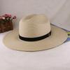 Spring And Summer Men'S Cowboy Hat Travel Vacation Visor Outdoor Sun Protection Fishing Hat Foldable Windproof Top Hat