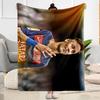 Brazilian Footballer Hairstyle Blanket Warmthful Decor Great for Chair Office Office Chair All-Season Use Stylish Decor