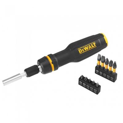 Dewalt Hand Tools Full Fit Telescoping Multi-bit Ratcheting Screwdriver + 10 Bits