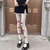 Lace Women Lolita Pantyhose Ultrathin Great Elasticity Hollow Out Bow-knot Decor Cosplay Slim See-through Club Stage Show Garment