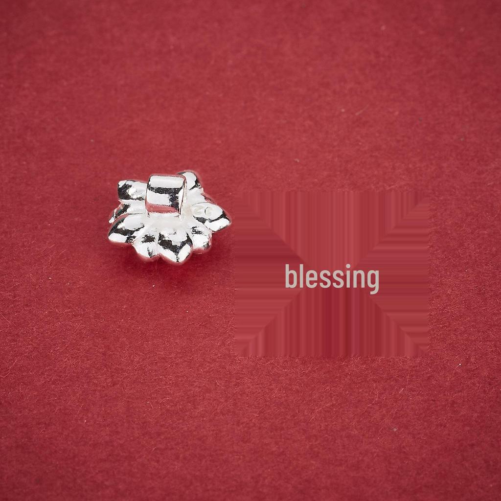 S925 Sterling Silver Lotus Clasp Chinese Style for DIY Beaded Bracelet and Necklace Accessories