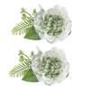 Pack of 2 Artificial Flower Curtain Clips Decorative Tiebacks Clasps Buckles Window Drape Holders Holdbacks Home Decors