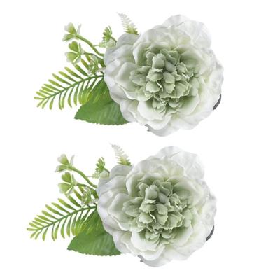 Confezione da 2 Fermacappio per Tende con Fiori Artificiali Fermalacci Decorativi Fibbie Portacappio per Tende da Finestra Fermalacci Decorazioni per la Casa