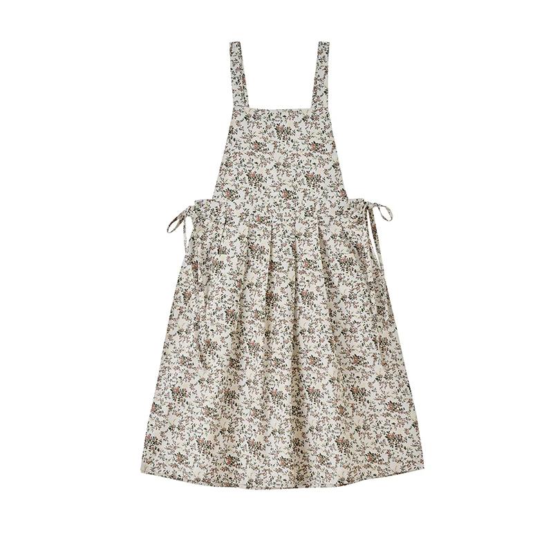 

Женский хлопковый льняной фартук для кухни, цветочного магазина, сада, флористики, выпечки, чистых фартуков, водонепроницаемый, регулируемый, длинный, для платья OneSize