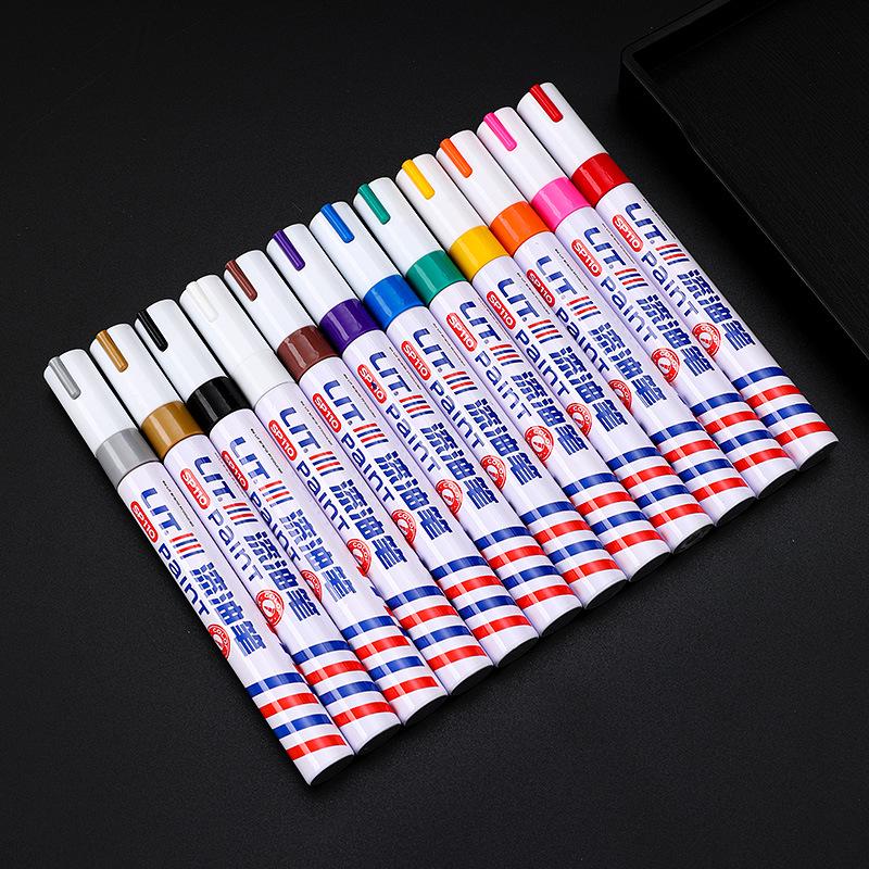 Touch-up Paint Pen - Waterproof, Fade-resistant, Oil-based Marker for Lettering and Stone Inscriptions