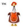 Festive Goose Clothes for Harvest Celebrations Thanksgiving Porch Outfits 23" Statue, Fall Maple Leaf Polyester Pumpkin Clothes, Autumn Costume