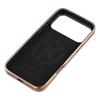 KIGC For iPhone 17 Pro Max Case PC + TPU + PU Electroplating Phone Cover