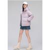 Thickened Down Cotton Jacket with Detachable Hood for Winter Petite