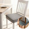 Durable Jacquard Chair Seat Covers Removable Washable Anti-Dust Stretch Dining Room Chair Cushion For Office Home Seat Slipcover