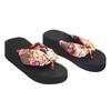 Elegant Women Summer Flip Flops Wedge Heeled Platforms With Comfortable Beach Shoes