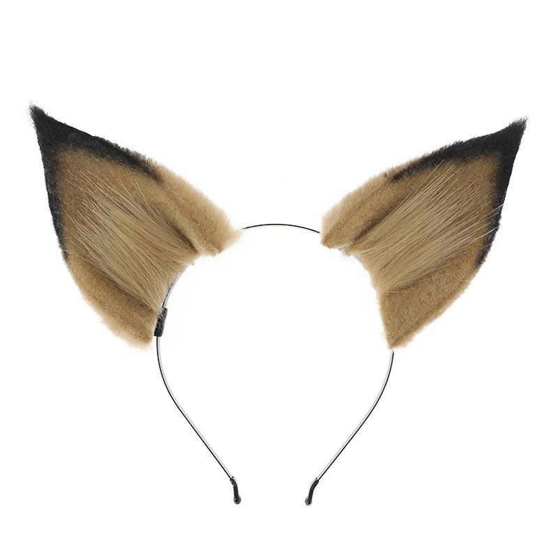 Fox Ear Headband Genshin Impact Klee Cosplay Costume Accessory Soft Plush Animal Ears Hairband Anime Convention
