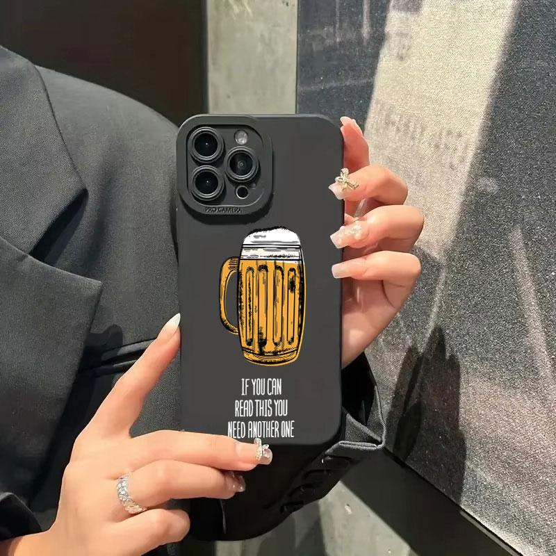 Lustige Bier-Candy-Farbe Handyhülle Für iPhone 16 15 14 13 12 11 Mini X XS Max XR 16 15Plus Stoßfeste Silikon-Weichabdeckung