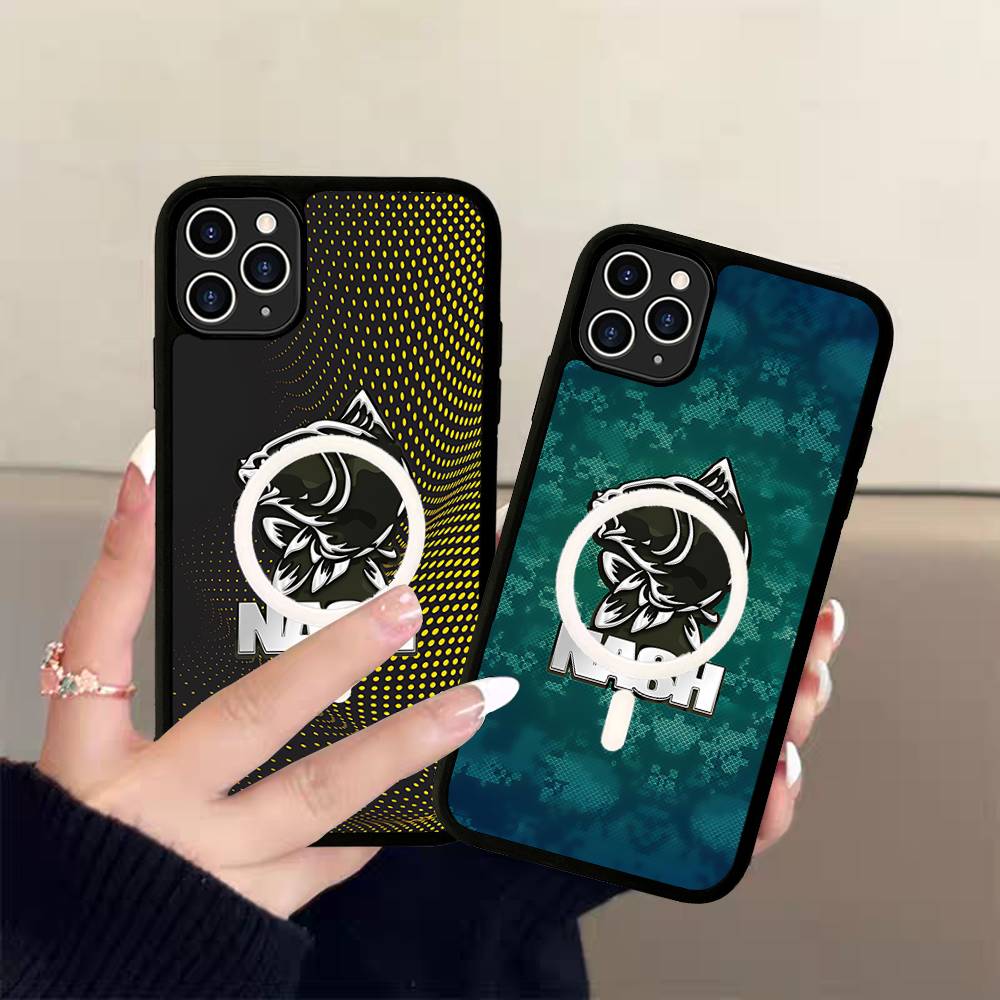 N-Nashs Angel-Logo Für Magsafe Magnetische Hülle Für IPhone 17 Air 16 15 14 13 12 11 Pro Max Plus Kabelloses Laden