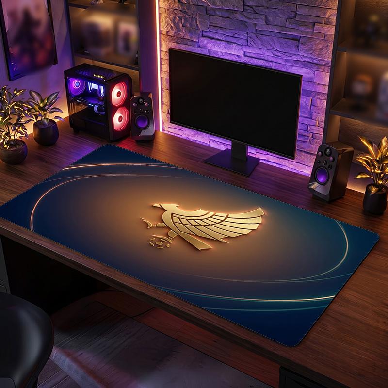 Mexico footbal Crest Mouse Pad, Extended Non Slip Rubber Desk Mat for Gaming Office Laptop Fan Gift