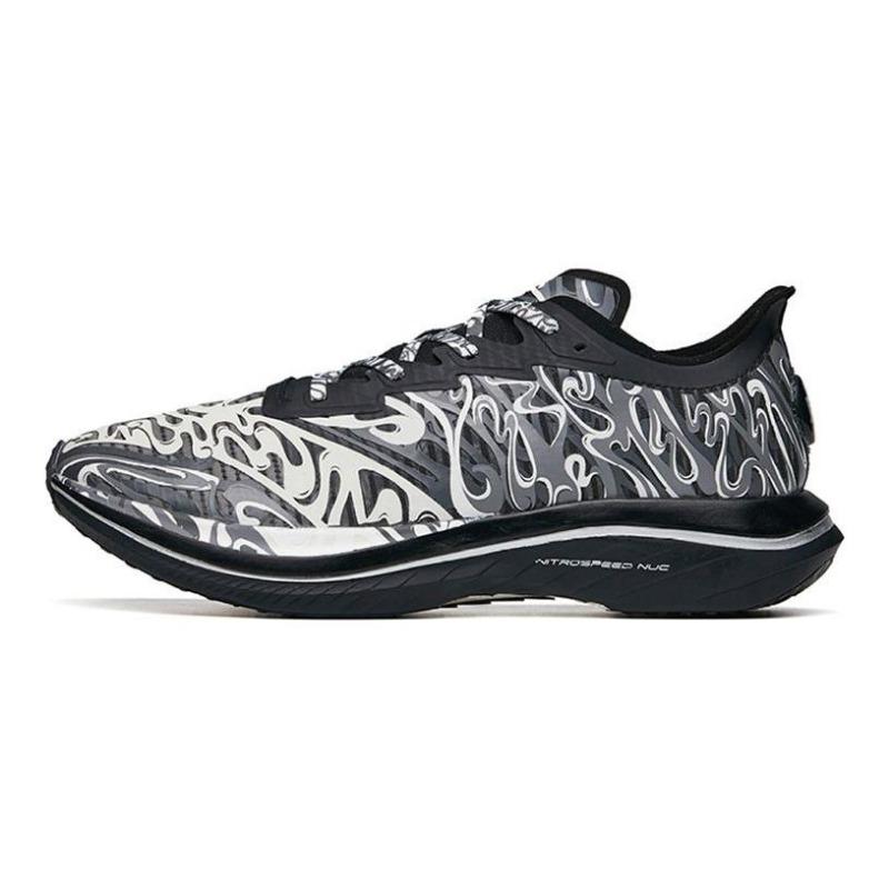 Anta C202 GT men low-top nitrogen tech racing running shoes black-white 112145589S-11 39