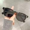 New in Vintage Rivet Square Sunglasses Women For Men Luxury Brand Designer Sun Glasses Punk Anti Blue Light Eyeglasses Frame