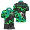 Polo Grafiche Trend Darts da Uomo Moda Estiva Nome Personalizzato Stampa 3D Polo Sportiva Casual Oversize Uniformi di Squadra