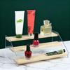 Acrylic Tiered Display Storage Shelf 2-5 Layers Wooden Ladder Organizer for Figure Collectible Showcase Use