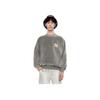 New MLB Basic Logo New York Yankees Sweatshirt Unisex Gray 3AMT00314-50GRD