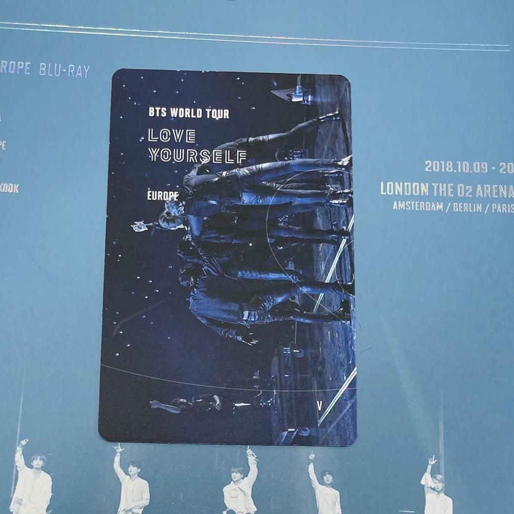 [USED] BTS Love Yourself Europe Blu-ray with Rare Trading Card