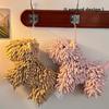 Süßes Cartoon-Hundewelpen-Handtuch Für Küche Und Badezimmer Wandmontage Zum Aufhängen Flauschiges Chenille-Handtuch Saugfähige Handball-Handtücher