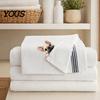 Cute Kitchen Decor Puppy Tea Towel, Embroidered Corgi Dachshund Dish Absorbent Accessories for Dog Owners Quick Dry Hand Towel Lovers Bathroom