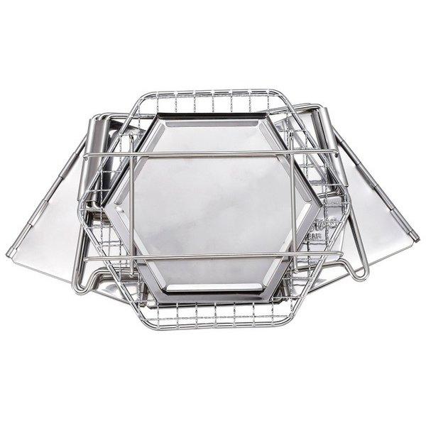 Captain Stag Captain Stag Ug 0094 [hexa Stainless Steel Tabletop Grill S]