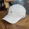 Happy small letter embroidered baseball hat, spring and summer new women's simple and versatile face small men's soft top cap
