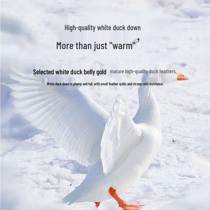 White Duck Feather Winter Quilt