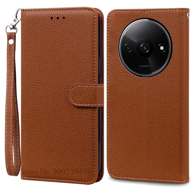 Für Redmi A3X Fall Leder Flip Brieftasche Abdeckung Für Xiaomi Redmi A3X Fall Buch Brieftasche Abdeckung Für Redmi A 3X A3X Fall Coque Fundas
