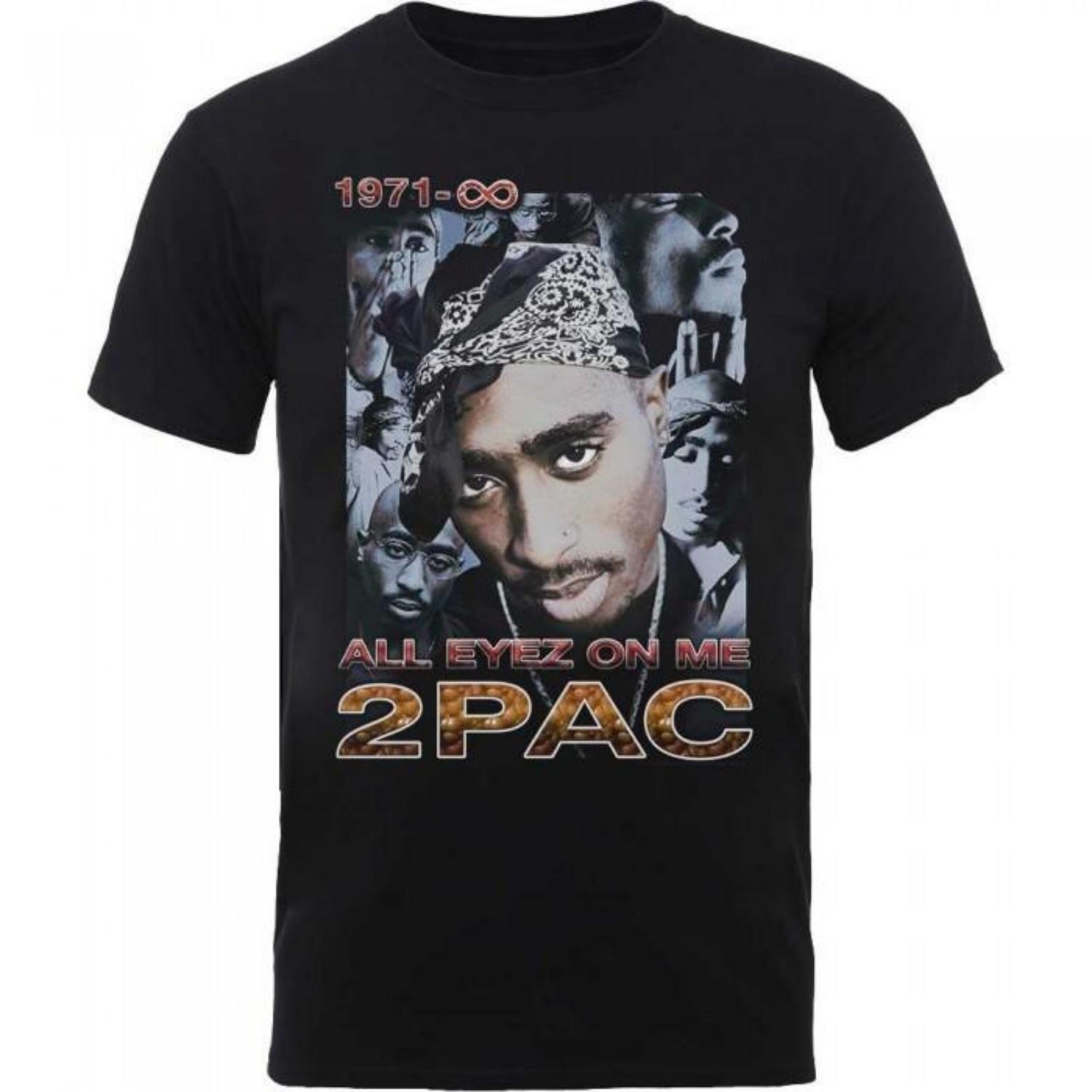 

Tupac Shakur Unisex Adult All Eyez 1971 Cotton T-Shirt S