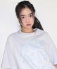 AMES-WORLDWIDE Rabbit Art Drawing Tee Blue