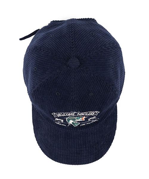 Waildeubeuligseu Corduroy Angler Cap (Navy)
