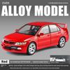 Simulation 1/24 Scale Mitsubishi EV09 Street Version Alloy Car Model Collection Ornament Toy Vehicle Children Boy Gift Miniature