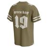 Maillot de supporter - FANATICS - Green Bay Packers - 100% polyester - Manches courtes - Olive